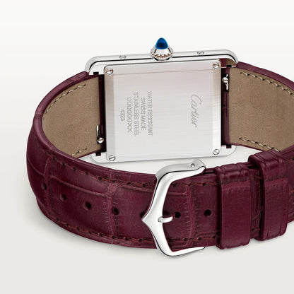 Montre Cartier - Tank Must "Bordeaux"