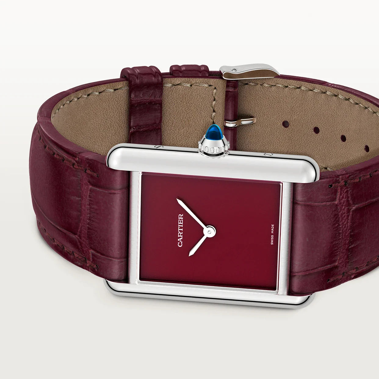 Montre Cartier - Tank Must "Bordeaux"